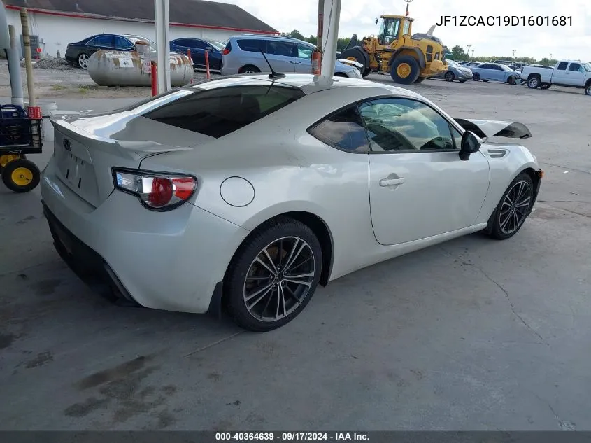 2013 Subaru Brz Limited VIN: JF1ZCAC19D1601681 Lot: 40364639