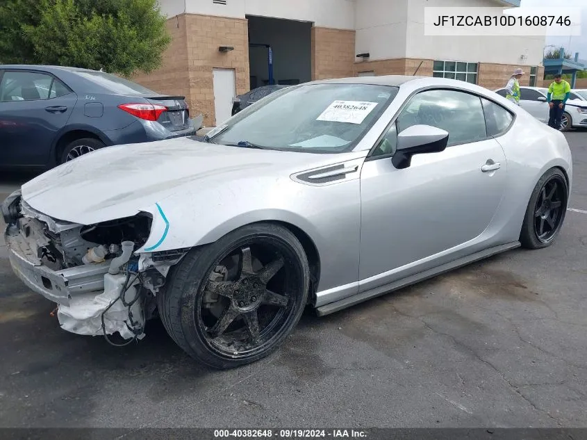 2013 Subaru Brz Premium VIN: JF1ZCAB10D1608746 Lot: 40382648