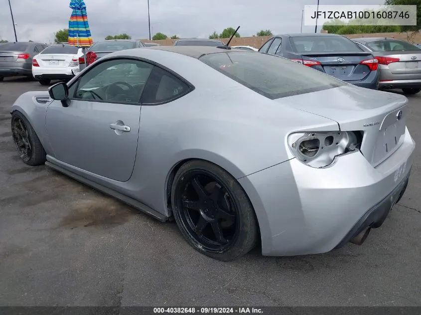 2013 Subaru Brz Premium VIN: JF1ZCAB10D1608746 Lot: 40382648