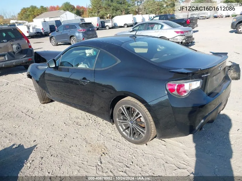 2013 Subaru Brz Limited VIN: JF1ZCAC16D1612086 Lot: 40678952