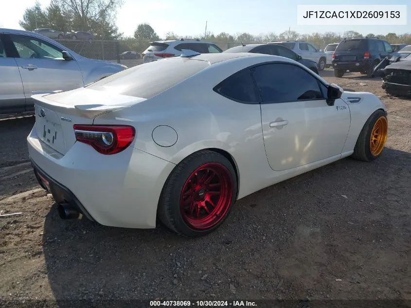 JF1ZCAC1XD2609153 2013 Subaru Brz Limited