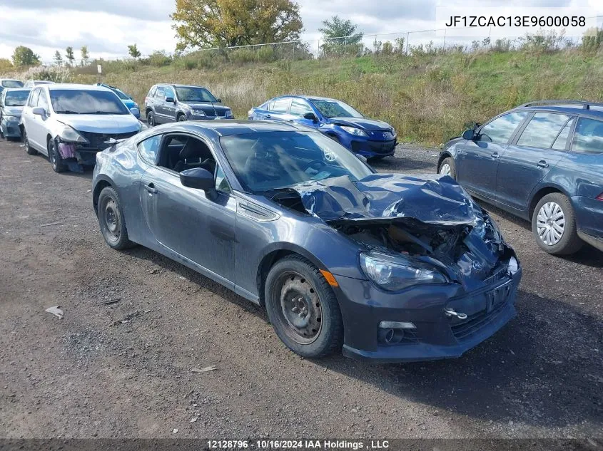 2014 Subaru Brz VIN: JF1ZCAC13E9600058 Lot: 12128796