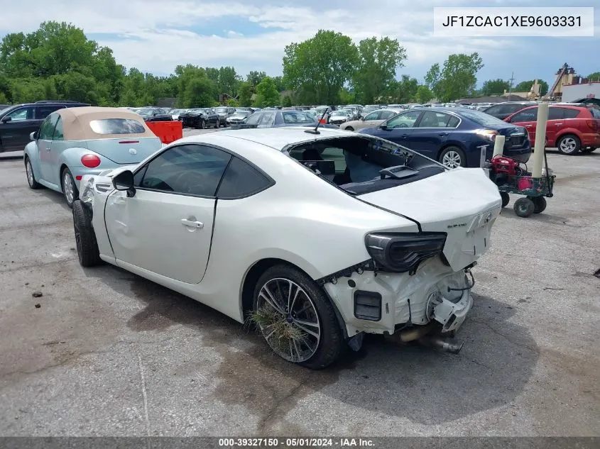 JF1ZCAC1XE9603331 2014 Subaru Brz Limited