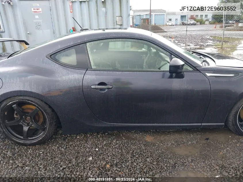 JF1ZCAB12E9603552 2014 Subaru Brz Premium