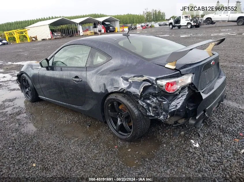 JF1ZCAB12E9603552 2014 Subaru Brz Premium