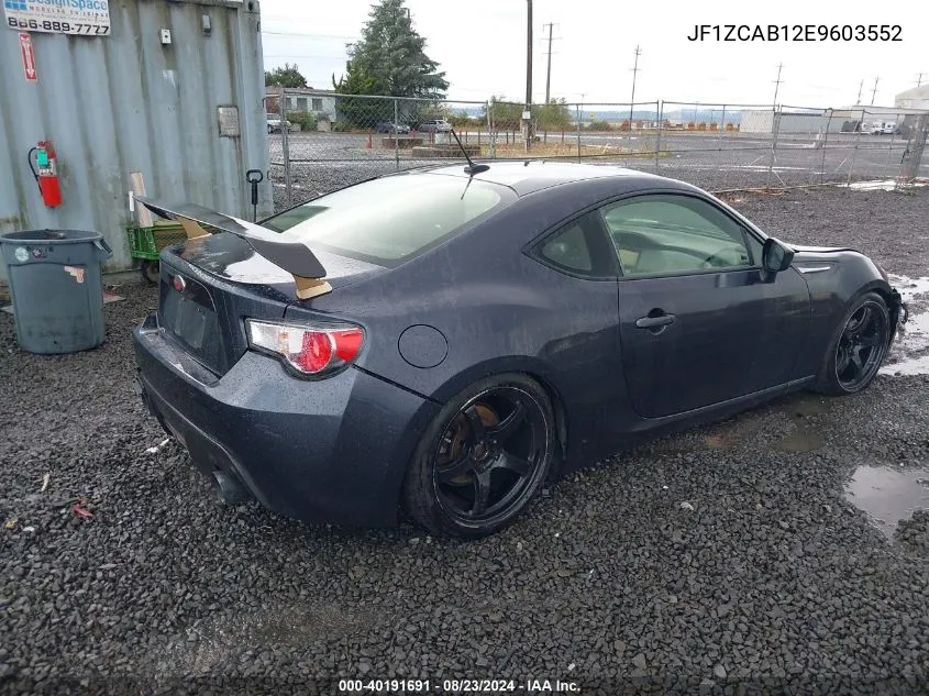 JF1ZCAB12E9603552 2014 Subaru Brz Premium