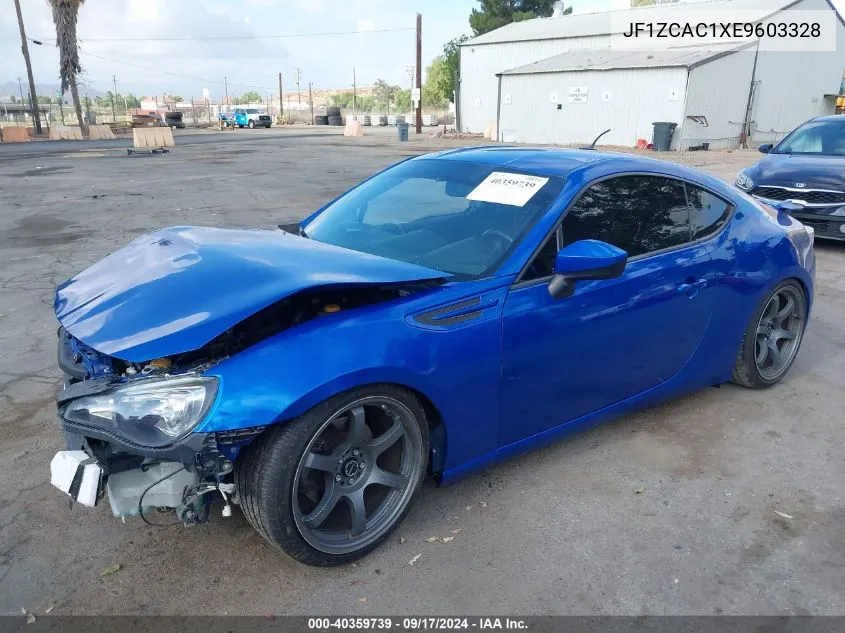 2014 Subaru Brz Limited VIN: JF1ZCAC1XE9603328 Lot: 40359739