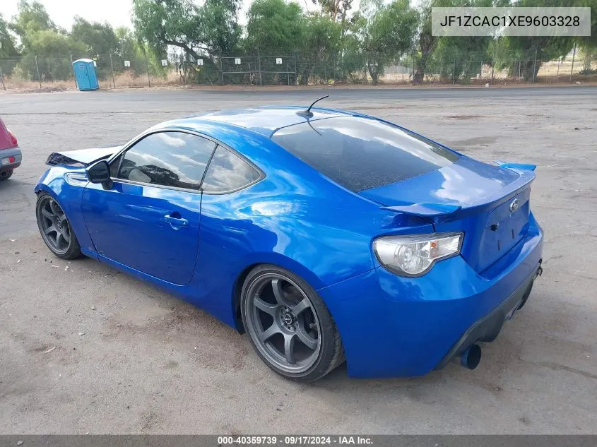 2014 Subaru Brz Limited VIN: JF1ZCAC1XE9603328 Lot: 40359739