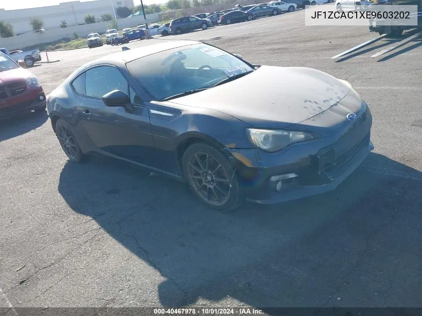 2014 Subaru Brz Limited VIN: JF1ZCAC1XE9603202 Lot: 40467978