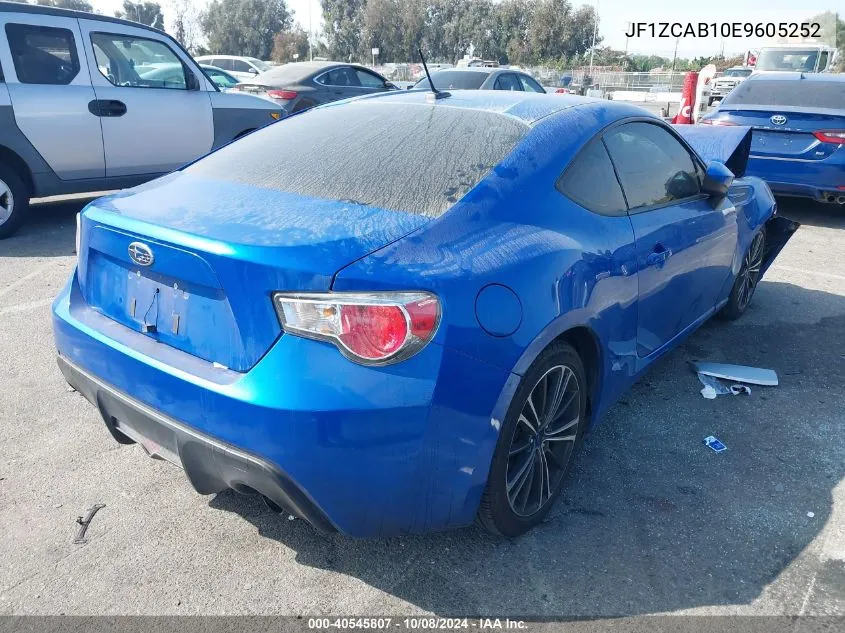 2014 Subaru Brz Premium VIN: JF1ZCAB10E9605252 Lot: 40545807