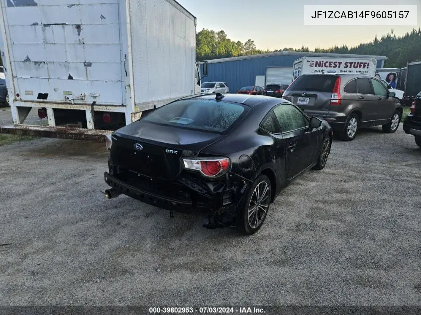 2015 Subaru Brz VIN: JF1ZCAB14F9605157 Lot: 39802953