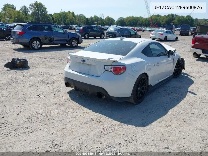 JF1ZCAC12F9600876 2015 Subaru Brz Series.blue