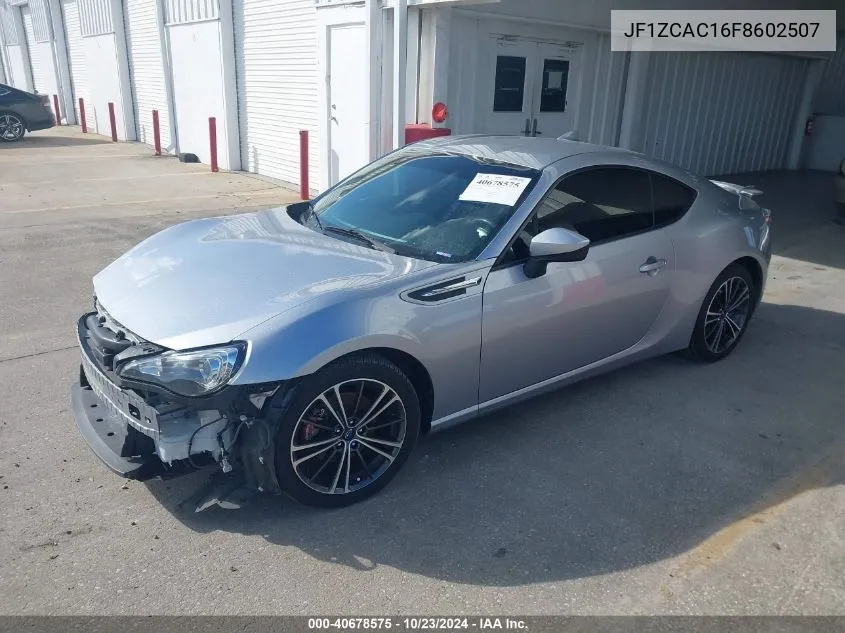 2015 Subaru Brz Limited VIN: JF1ZCAC16F8602507 Lot: 40678575