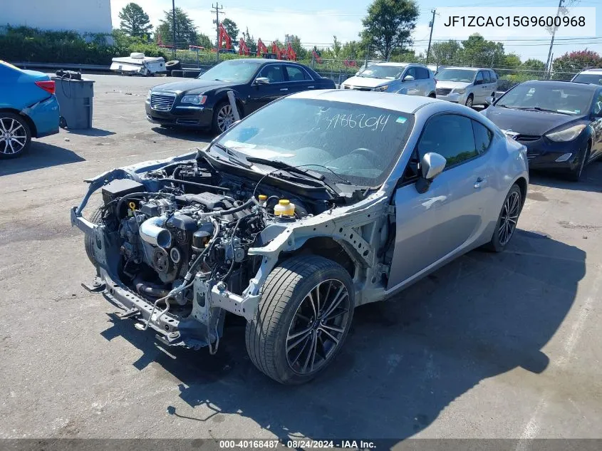 JF1ZCAC15G9600968 2016 Subaru Brz Limited