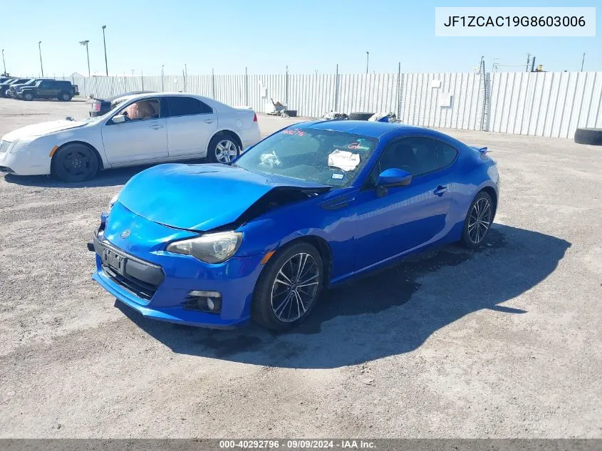 JF1ZCAC19G8603006 2016 Subaru Brz Limited