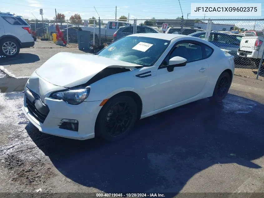 2016 Subaru Brz 2.0 Limited/Blue.series VIN: JF1ZCAC1XG9602375 Lot: 40719045