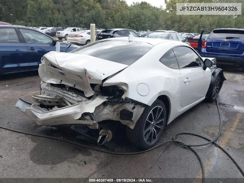 JF1ZCAB13H9604326 2017 Subaru Brz Premium