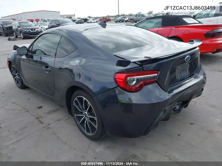 2018 Subaru Brz Limited VIN: JF1ZCAC13J8603459 Lot: 40837496