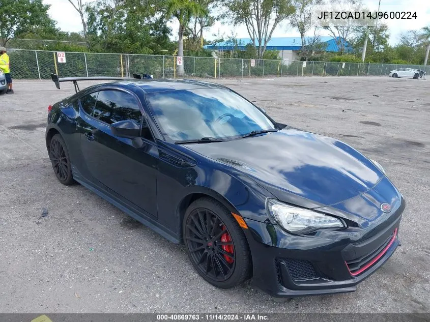 2018 Subaru Brz Ts VIN: JF1ZCAD14J9600224 Lot: 40869763