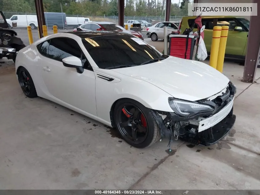 JF1ZCAC11K8601811 2019 Subaru Brz Limited