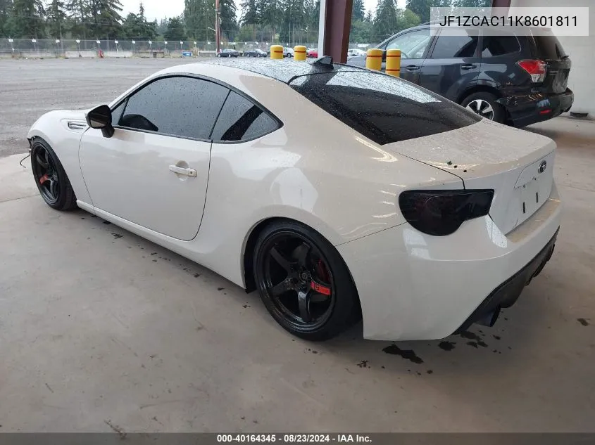 JF1ZCAC11K8601811 2019 Subaru Brz Limited