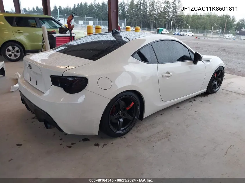 JF1ZCAC11K8601811 2019 Subaru Brz Limited