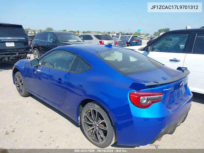 JF1ZCAC17L9701312 2020 Subaru Brz Limited