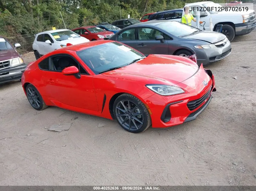 2023 Subaru Brz Limited VIN: JF1ZDBF12P8702619 Lot: 40252636