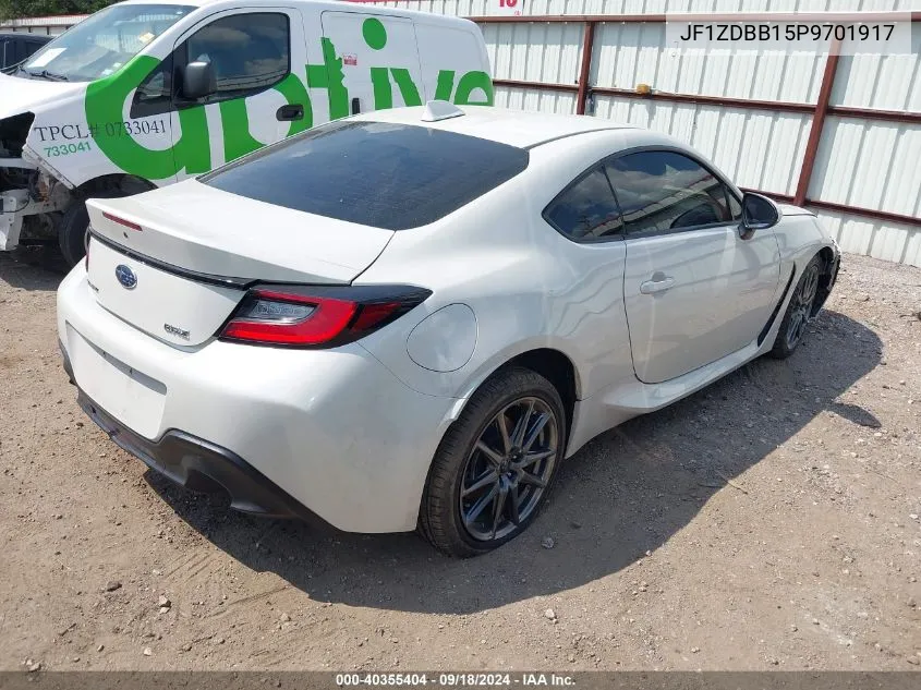 2023 Subaru Brz Premium VIN: JF1ZDBB15P9701917 Lot: 40355404