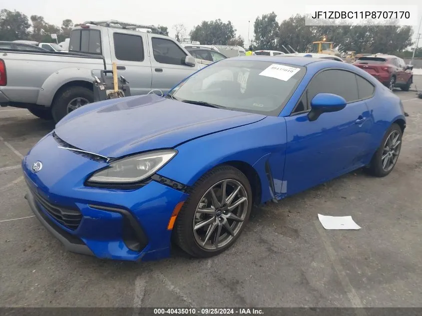 2023 Subaru Brz Premium VIN: JF1ZDBC11P8707170 Lot: 40435010