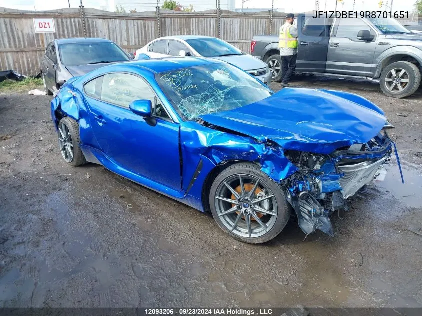 2024 Subaru Brz Limited VIN: JF1ZDBE19R8701651 Lot: 12093206