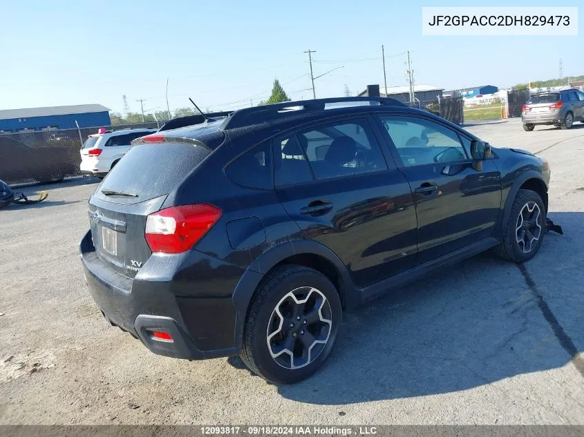 2013 Subaru Xv Crosstrek VIN: JF2GPACC2DH829473 Lot: 12093817