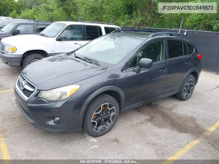 2013 Subaru Xv Crosstrek 2.0I Premium VIN: JF2GPAVC5D2849572 Lot: 39797058