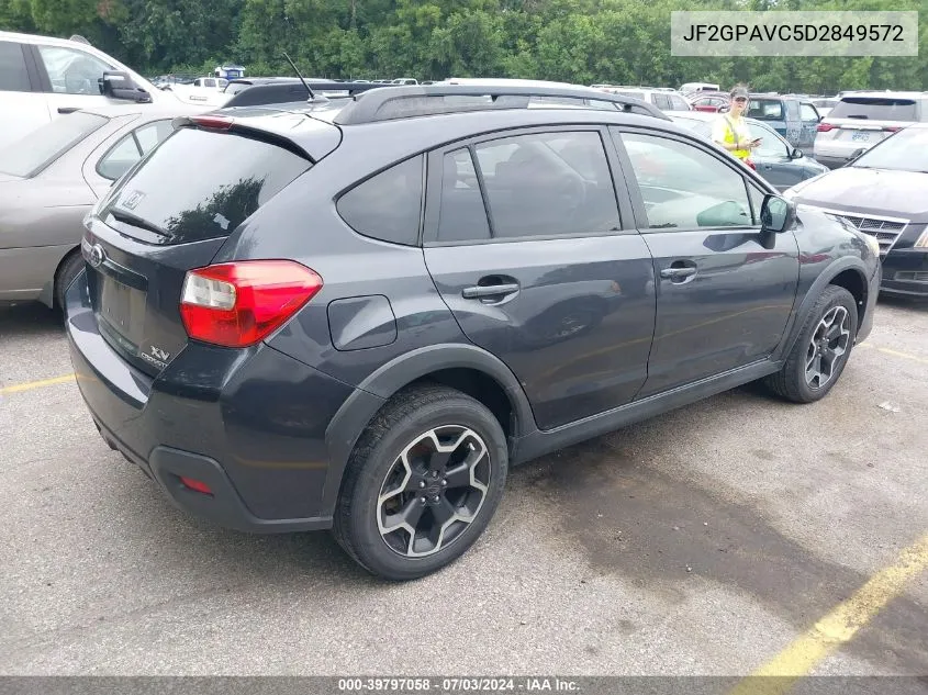 2013 Subaru Xv Crosstrek 2.0I Premium VIN: JF2GPAVC5D2849572 Lot: 39797058