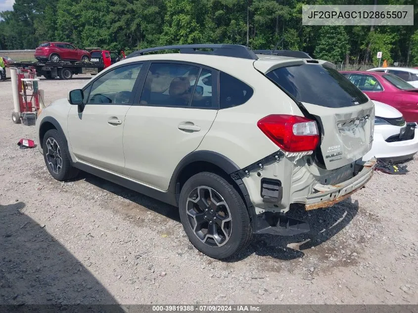 2013 Subaru Xv Crosstrek 2.0I Limited VIN: JF2GPAGC1D2865507 Lot: 39819388