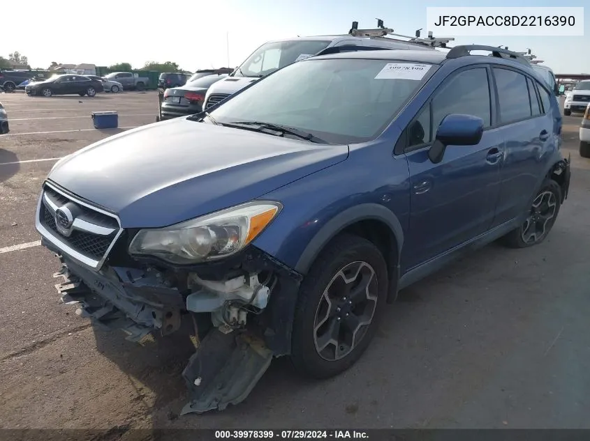 2013 Subaru Xv Crosstrek 2.0I Premium VIN: JF2GPACC8D2216390 Lot: 39978399