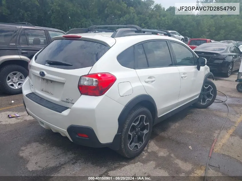 2013 Subaru Xv Crosstrek 2.0I Premium VIN: JF2GPAVC7D2854790 Lot: 40150901