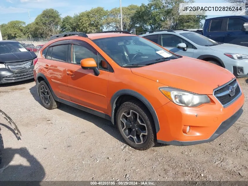 2013 Subaru Xv Crosstrek 2.0I Premium VIN: JF2GPACC1D2826244 Lot: 40203195