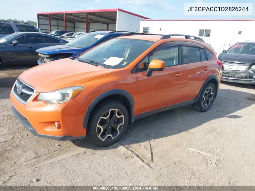 JF2GPACC1D2826244 2013 Subaru Xv Crosstrek 2.0I Premium