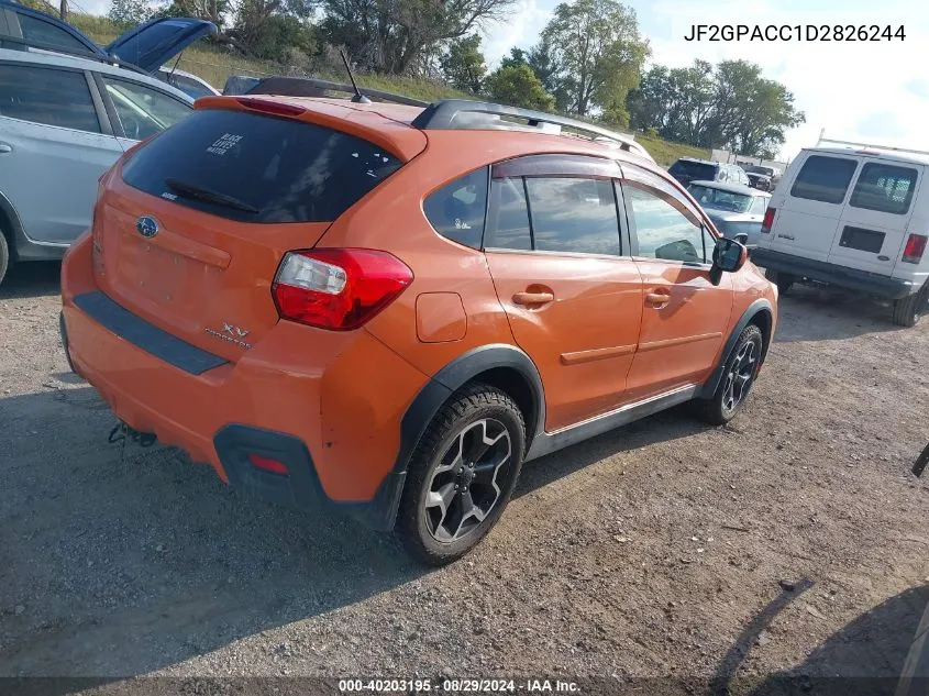 2013 Subaru Xv Crosstrek 2.0I Premium VIN: JF2GPACC1D2826244 Lot: 40203195