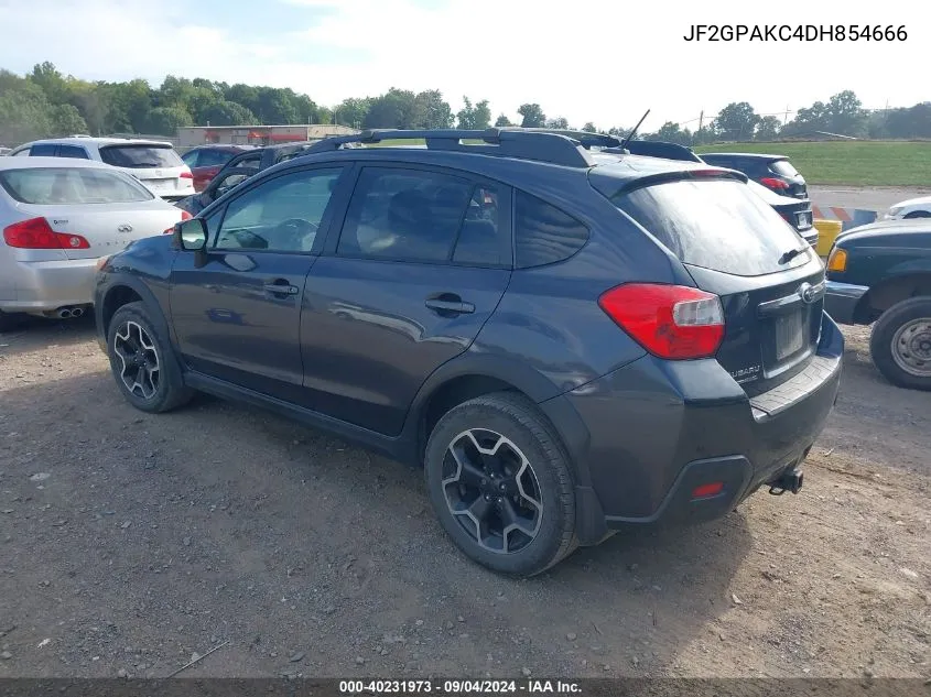 2013 Subaru Xv Crosstrek 2.0I Limited VIN: JF2GPAKC4DH854666 Lot: 40231973