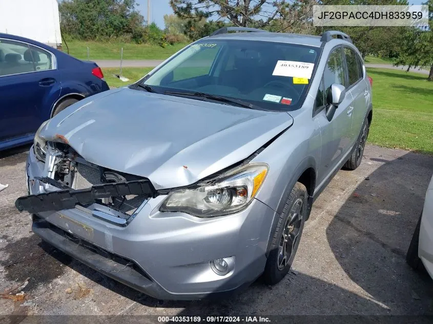 2013 Subaru Xv Crosstrek 2.0I Premium VIN: JF2GPACC4DH833959 Lot: 40353189