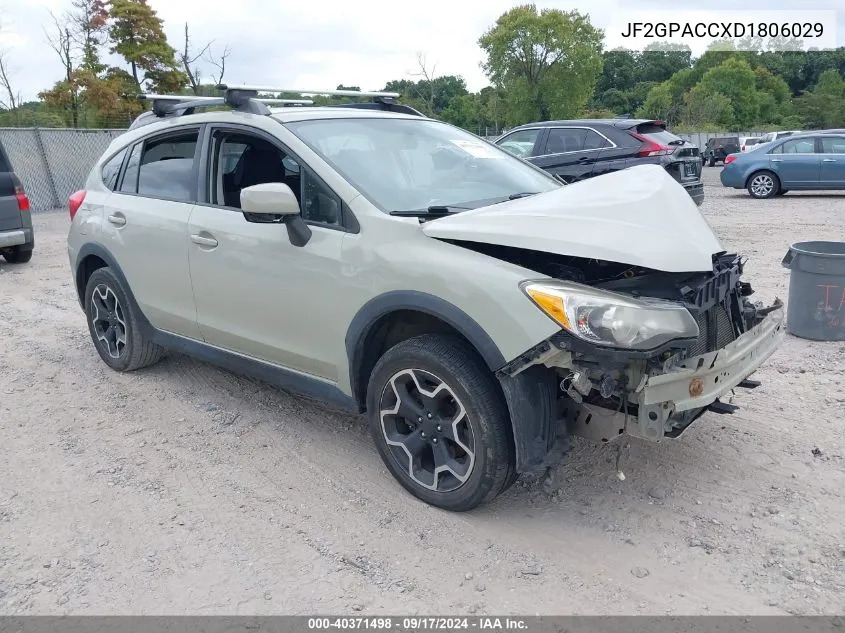 2013 Subaru Xv Crosstrek 2.0I Premium VIN: JF2GPACCXD1806029 Lot: 40371498