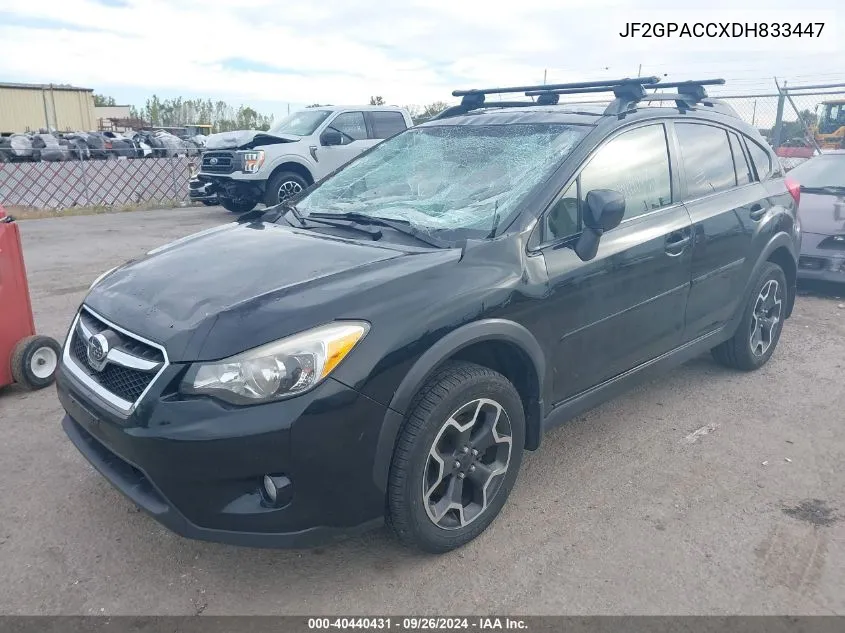 2013 Subaru Xv Crosstrek 2.0 Premium VIN: JF2GPACCXDH833447 Lot: 40440431