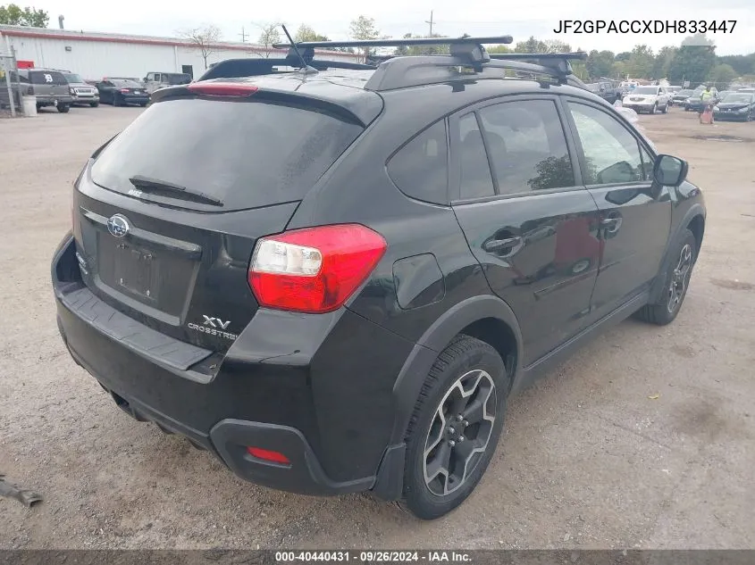 2013 Subaru Xv Crosstrek 2.0 Premium VIN: JF2GPACCXDH833447 Lot: 40440431