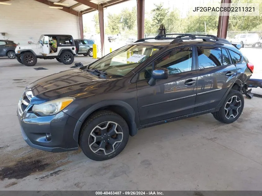 2013 Subaru Xv Crosstrek 2.0I Premium VIN: JF2GPACC8D2211321 Lot: 40453487