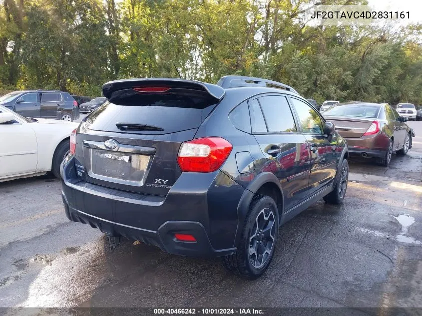 2013 Subaru Xv Crosstrek VIN: JF2GTAVC4D2831161 Lot: 40466242