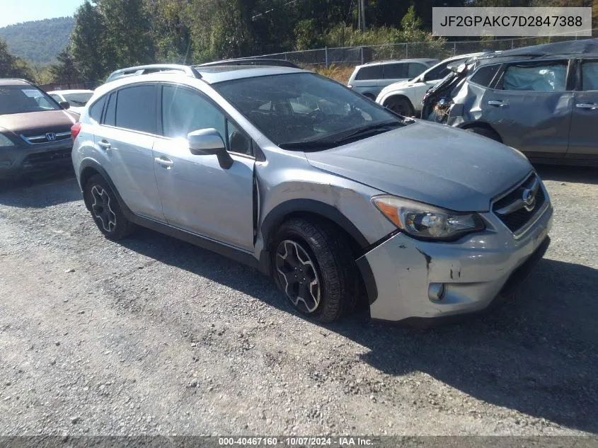 2013 Subaru Xv Crosstrek 2.0I Limited VIN: JF2GPAKC7D2847388 Lot: 40467160