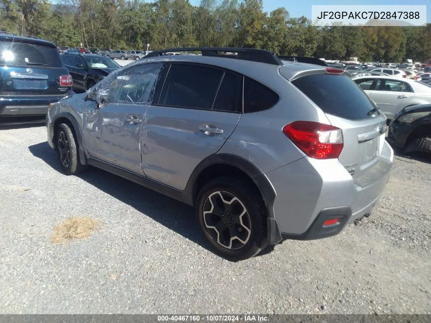 2013 Subaru Xv Crosstrek 2.0I Limited VIN: JF2GPAKC7D2847388 Lot: 40467160