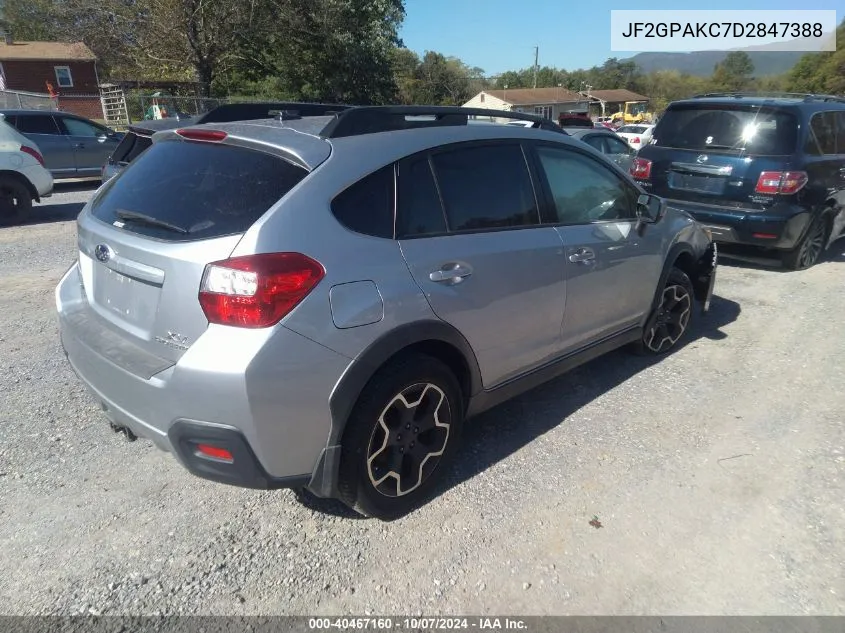 2013 Subaru Xv Crosstrek 2.0I Limited VIN: JF2GPAKC7D2847388 Lot: 40467160